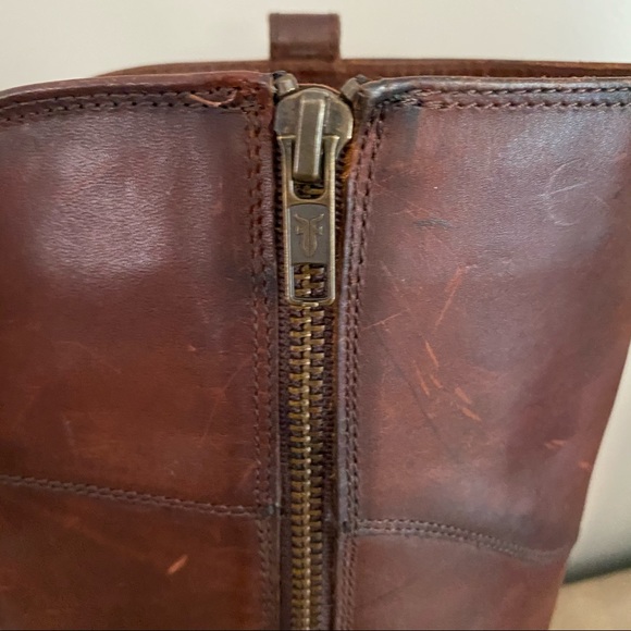 NWOT Frye Redwood Melissa Tab Tall Riding Boots - Picture 7 of 10